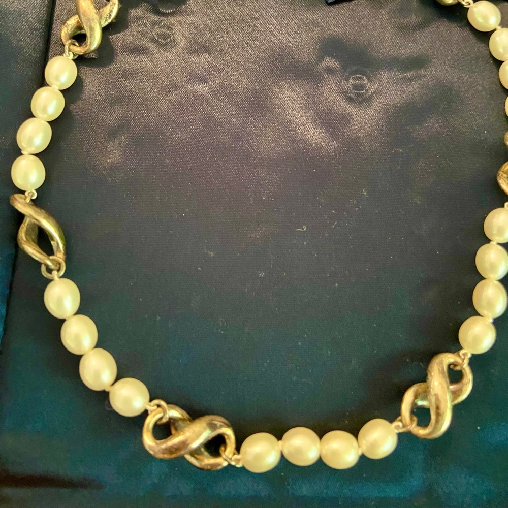 Tiffany & Co Pearl and Sterling Silver Necklace